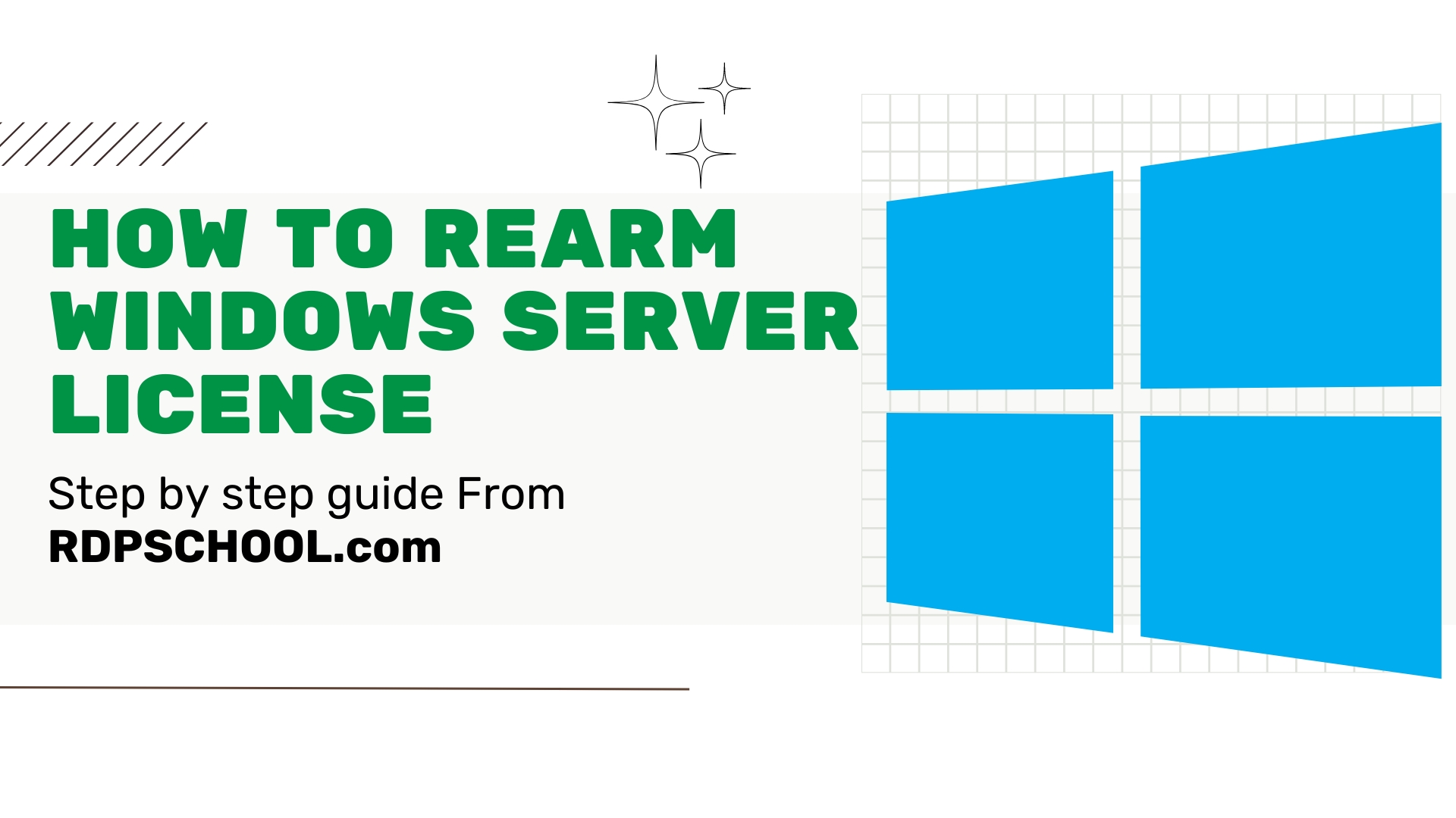 how to rearm windows server license